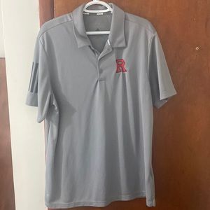 Adidas Golf Polo / Rutgers / Mens XL / Grey